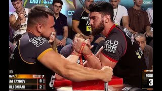 Betkili Oniani vs Artem Taynov 41 Armwrestling [upl. by Geddes]