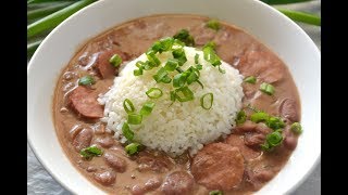 Habichuelas Guisadas  Stewed Red Beans [upl. by Ayifa]