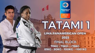 Open Panamericano Lima 2023 Dia 2 Tatami 1 Bloque Final [upl. by Nomael]