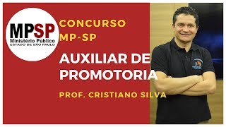 Concurso Auxiliar de Promotoria  Ministério Público de São Paulo  MP SP [upl. by Tutankhamen247]