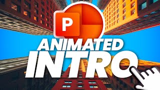 ANIMATED PowerPoint Intro Slide ✨ Easy amp Impressive [upl. by Ettenauq]