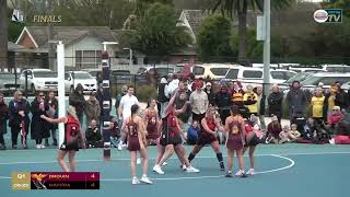 Gippsland Netball C Grade Grand Final Drouin v Maffra [upl. by Sianna]