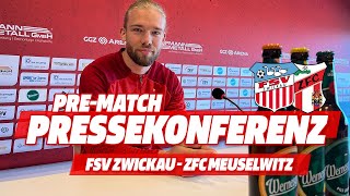 FSV TV  AUSBLICK Pressekonferenz vor dem Heimspiel gegen den ZFC Meuselwitz [upl. by Dnar]