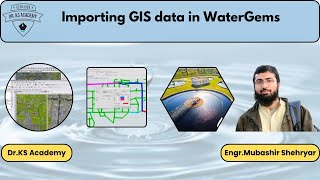 Importing GIS data in WaterGems  Dr KS Academy [upl. by Disini348]