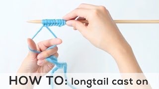 Longtail Cast On for Beginners [upl. by Kcirrek]