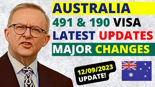 Australia Immigration Update for 491 and 190 Visas  Australia Visa Updates 2023 [upl. by Quitt]