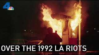 View Over the 1992 Los Angeles Riots  From the Archives  NBCLA [upl. by Sollows]