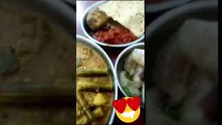 Simple veg thali 🤤😋 odia viral song nature [upl. by Uthrop]