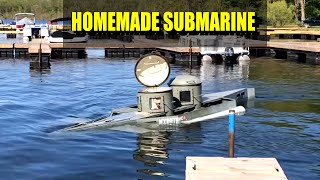 Homemade Submarine Dive Trial  Throwback [upl. by Hyacinthie53]