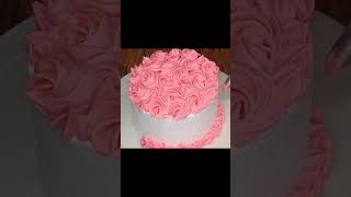 Vanilla Cake Decoration 🍰🍰😋😋cake cakedecorating cakedecoratingtutorials [upl. by Ajile201]