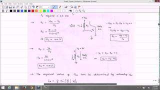 Lecture 21 Biasing in MOS Amplifier Circuits Fixed VG and Connecting Rs Example 4 9 [upl. by Herates]