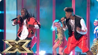 Pop Misunderstood perform original song Chewing Gum  Live Shows Week 1  The X Factor UK 2018 [upl. by Eatnohs]