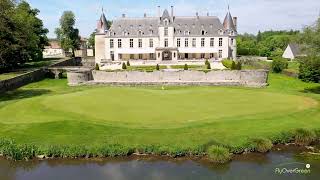 Golf Du Chateau Daugerville  drone aerial video  Golf du Château dAugerville  Hole18 [upl. by Ehc198]