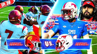 REVENGE FOR THE PLAYOFFS  SMU REBUILD Dynasty CFB25 EP 28 [upl. by Nodyarg989]