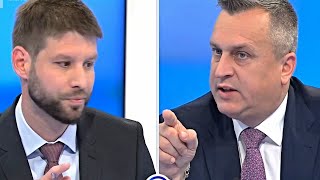 Andrej Danko mal ostrú výmenu názorov s Michalom Šimečkom pri ktorej museli vypnúť mikrofóny [upl. by Codding458]