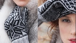 1 Nordic Gloves Vogue Knitting Fall 2011 [upl. by Hamas]