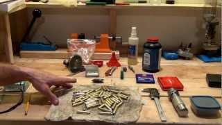 Reloading 223 Remington  50 rounds on a single stage press from start to finish [upl. by Becker]