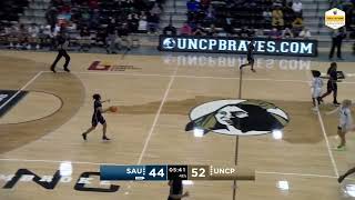 WOMENS BASKETBALL HIGHLIGHTS Braves pick up big home win against the Falcons [upl. by Sirdna31]