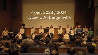 Spectacle Le journal dHélène Berr  Projet 20232024 Lycée dAubergenville [upl. by Atinet]