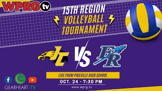 WPRGtv Volleyball 15th Region Tournament Johnson Central vs East Ridge Oct 24 2023 [upl. by Volny341]