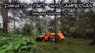 DAIHATSU TAFT CAMPERVAN INDONESIA  Car Camping Hutan Pinus Bedengan Malang  Camping Mobil [upl. by Cowen345]