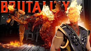 6 EXTREMELY RARE SECRET BRUTALITIES in Mortal Kombat 1 [upl. by Violeta]