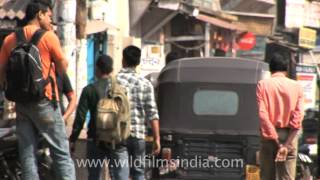 Busy street in Guwahati [upl. by Loris]