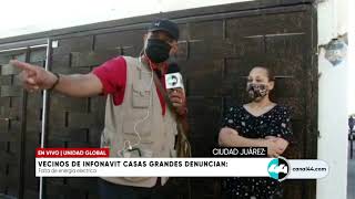 Vecinos de Infonavit Casas Grandes denuncian falta de energía eléctrica [upl. by Acihsay194]