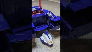 Power Rangers Zap Astro Megazord Stop Motion Transformation powerrangers zap inspace astro mega [upl. by Niliac903]