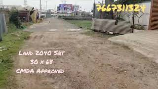 Resale Property  Ayaypakkam  Ambattur  CMDA Land For Sale  84 Lakhs [upl. by Hgielra]