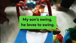 My sons swing he loves to swing [upl. by Nelyt]