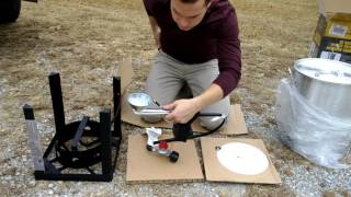 How to assemble a 30 quart Browning Turkey fryer from Lowes [upl. by Malan]