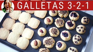 GALLETITAS FÁCILES 321 ¡Las galletas más ricas del mundo ft Vainilla Crocante [upl. by Eixela107]