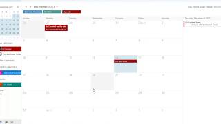 Office 365 Calendar  Create New Event and Reminder [upl. by Irpak230]