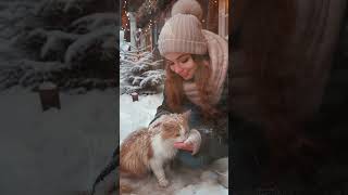 La Triste Historia De Nieve El Gato 😿😿 triste gatos gatos historia shorts short gato feliz [upl. by Erie]