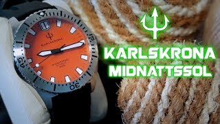 Karlskrona Midnattssol Full Review Diver Watch [upl. by Alexia]