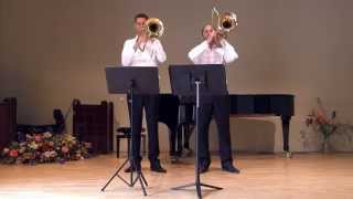 Devils Waltz Martin Schippers amp Tomer Maschkowski bass trombone duet [upl. by Aidua]