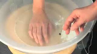 Hand Submersion Under Water Muscle Stimulation Remove Edema Swelling [upl. by Slayton]