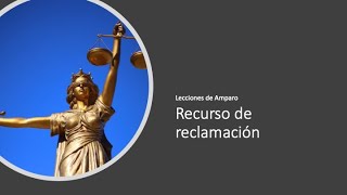 Recurso de reclamación [upl. by Adriana]