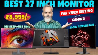 Best Monitor 27 inch 2024  Best Monitor for Video Editing [upl. by Llien]