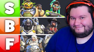 The OFFICIAL Season 9 Midseason Overwatch 2 Hero Tier List [upl. by Noonberg]