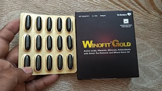 Winofit Gold softgel capsule best review in hindi कमजोरी लगना थकान लगना आदि। [upl. by Pisarik]