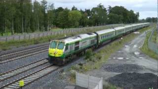 Irish Rail 201 Class  Mk4  Craven  Enterprise Trains [upl. by Sikes]