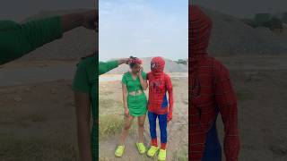 This is my wife  SpiderMan  Marvel Real Life [upl. by Rebecca94]