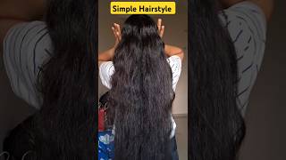 Easy hairstyle for long hair shortvideo shorts trending viral youtubeshorts youtube [upl. by Esilahs]