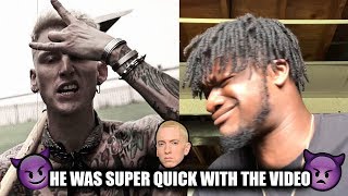 Machine Gun Kelly  Rap Devil Eminem Di Music Video REACTION [upl. by Stan]