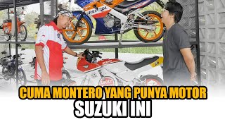 MOTOR INI CUMA ADA DI MONTERO CAFE rxking motorantik suzuki [upl. by Suolhcin]