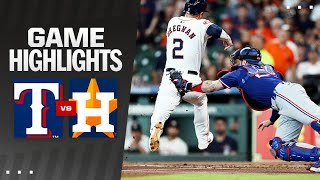 Rangers vs Astros Game Highlights 71324  MLB Highlights [upl. by Alaet]