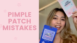 Pimple Patch Mistakes  FaceTory [upl. by Sell]