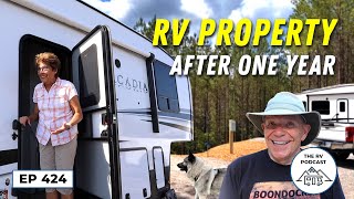 Our One Year of Owning RV Property [upl. by Ratib585]